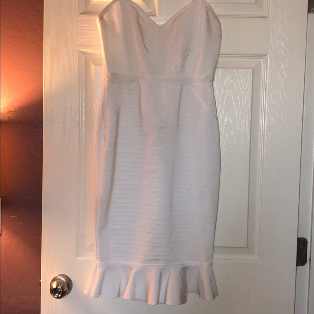 Bandage White Dress